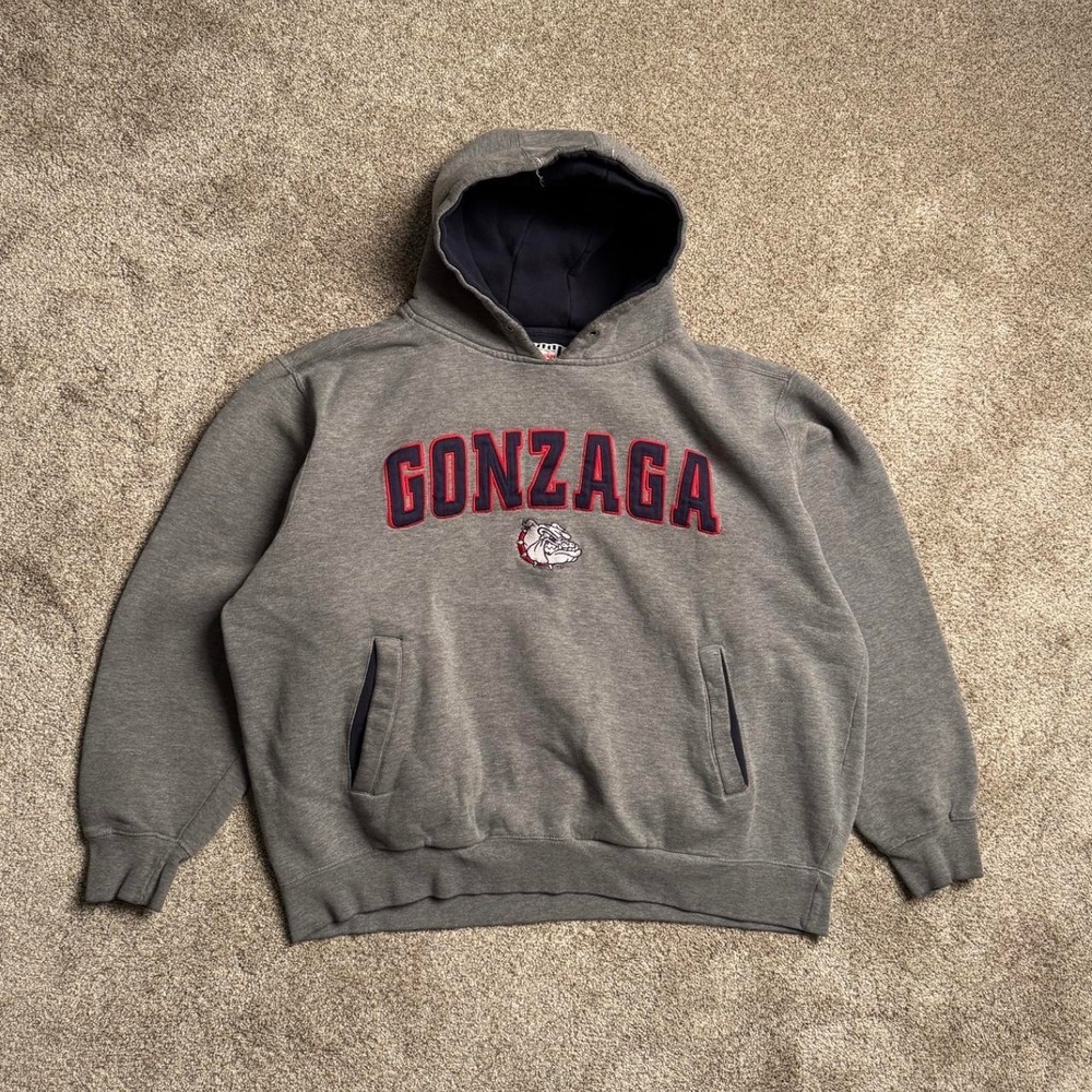 FOOTLOCKER HEATHER GREY "GONZAGA" PULLOVER HOODIE